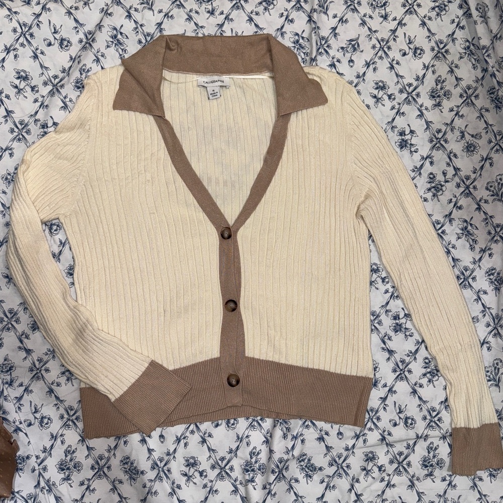 Calligraphie ColorBlock Cardigan